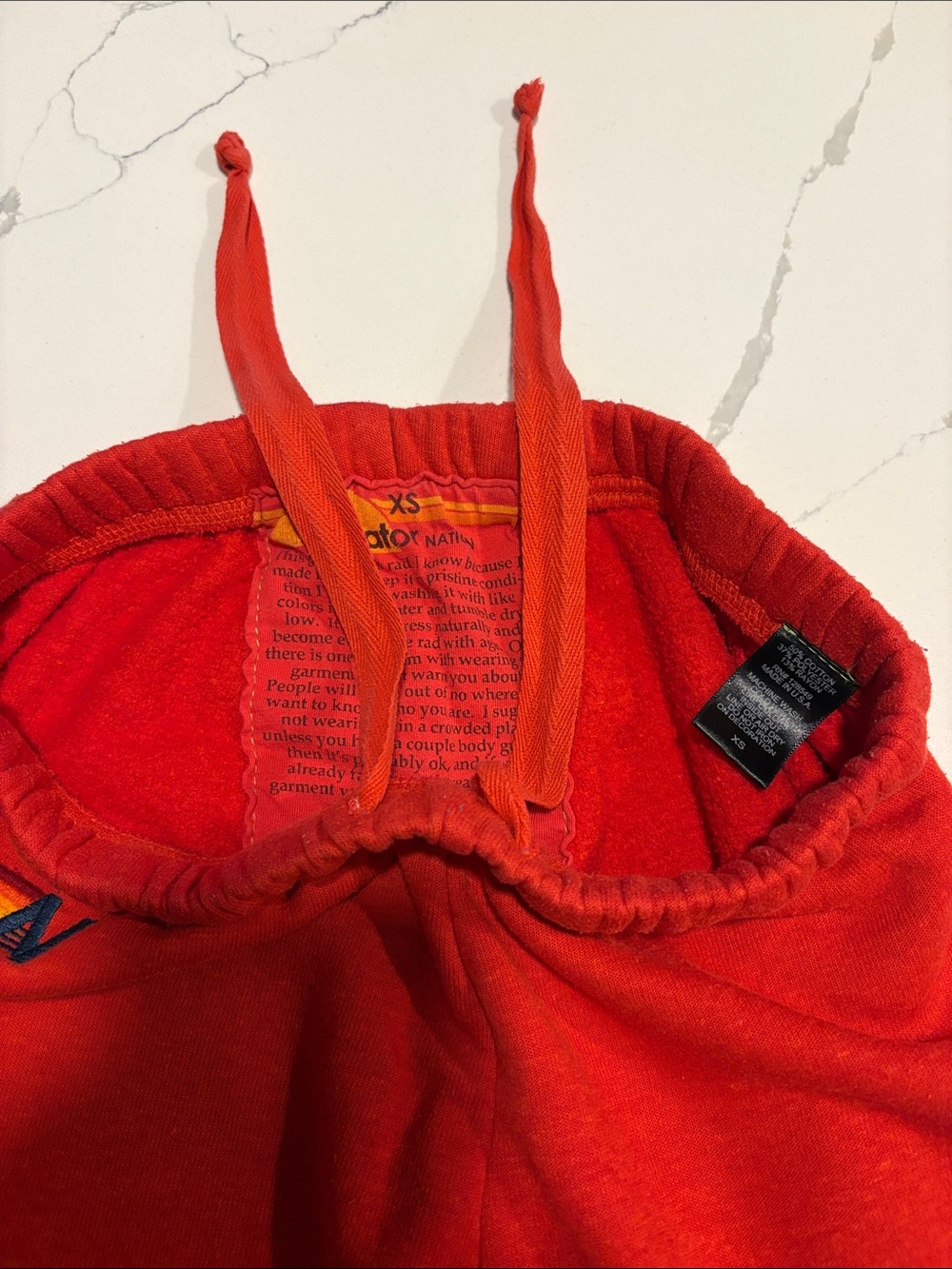 Aviator Nation Bolt Sweatpants ~ XS ~ Red - Picture 10 of 15